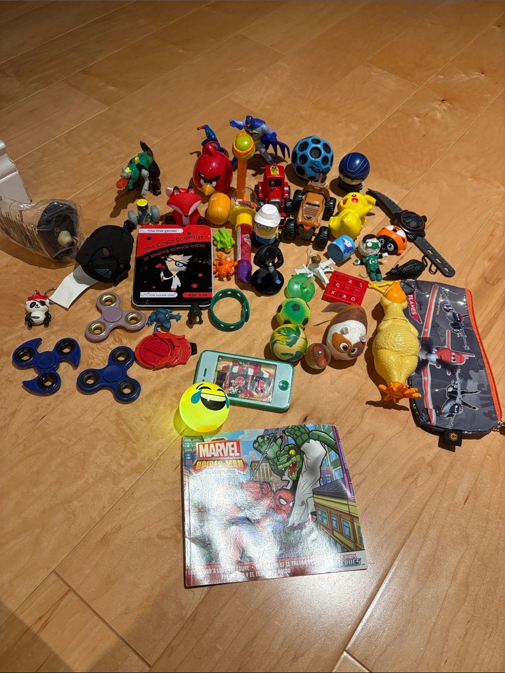 Assorted Kids Toys Bundle - Super Heroes, Cars, Spinners & More Collection